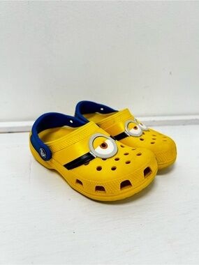 Crocs Kids' Fun Lab I Am Minions Clogs Yellow/Blue – Despicable Me Size 11